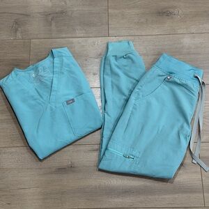 Figs Seaglass Scrub Set XXS/XXP